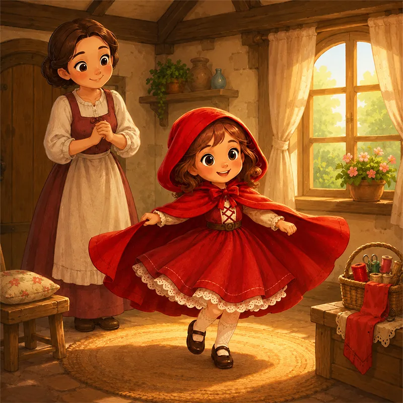 شادی شنلقرمزی با شنل قرمز تازه