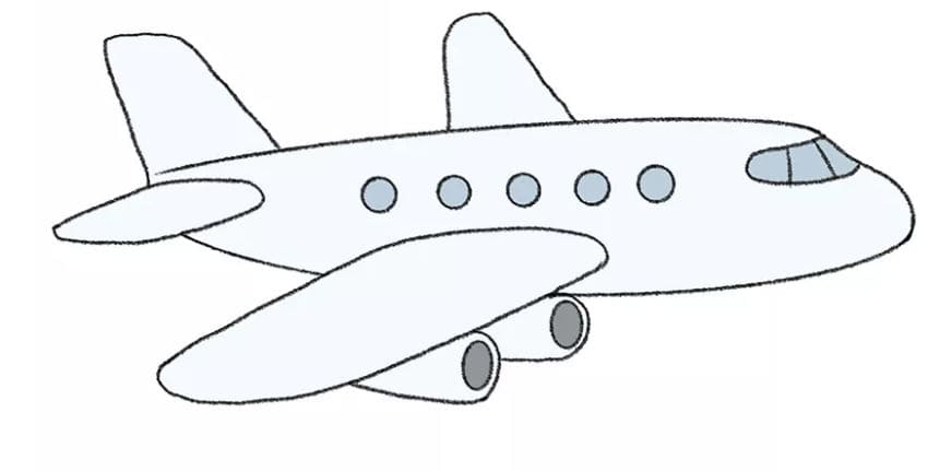 airplane-drawing-10