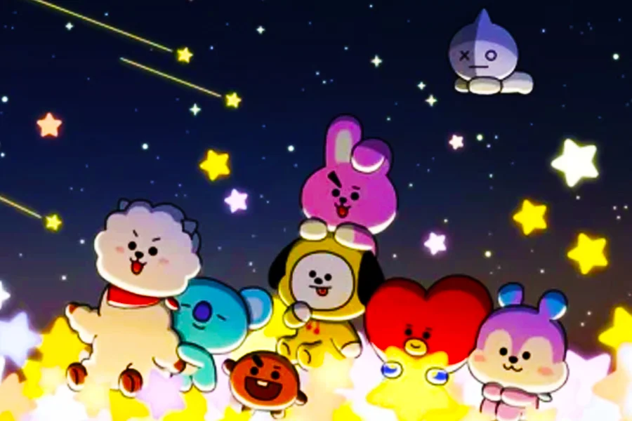 معرفی شخصیت های بی تی اس (BT21) و اسم عروسک‌ها