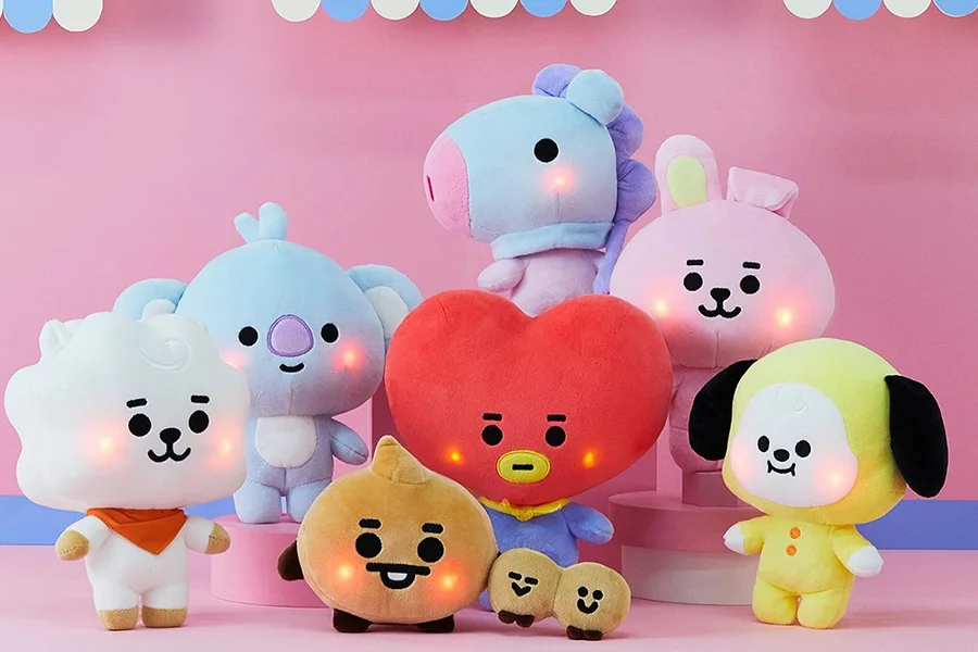 معرفی شخصیت های بی تی اس (BT21) و اسم عروسک‌ها