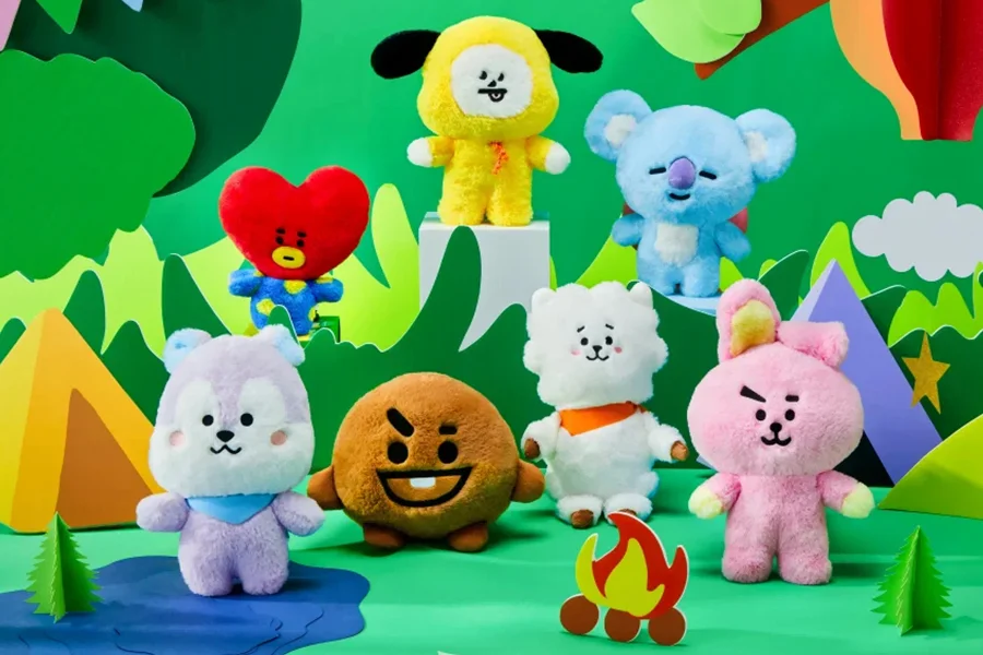 معرفی شخصیت های بی تی اس (BT21) و اسم عروسکها
