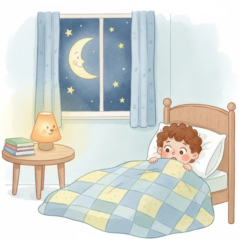 آرش از تاریکی میترسه