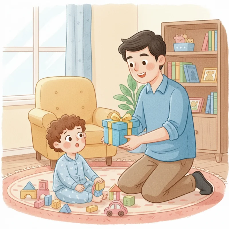 بابای آرش براش هدیه خریده