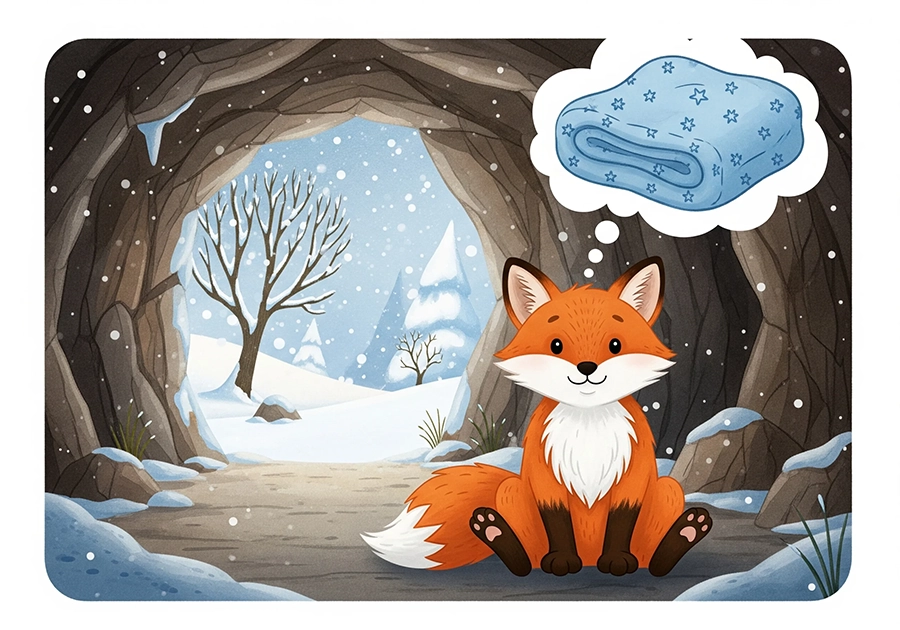 روباه به پتو فکر میکنه