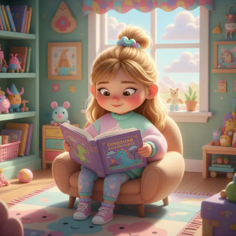 مینا کتاب میخونه