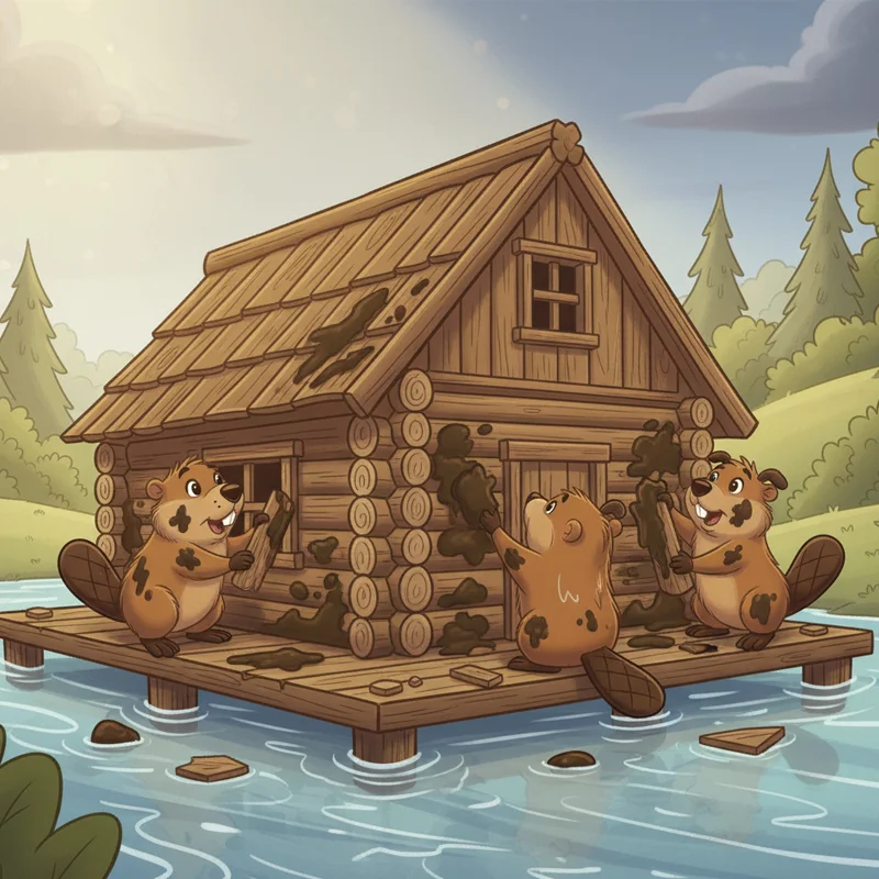 به کل خونه گل مالیدن!