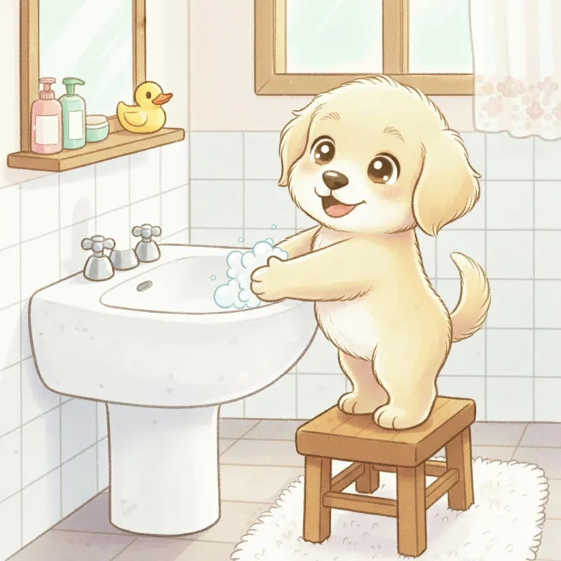 باربارا دستش رو میشوره