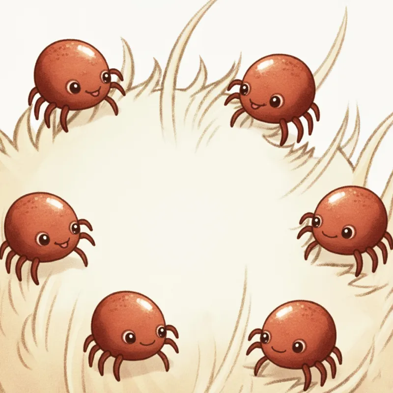 کنه های دست باربارا