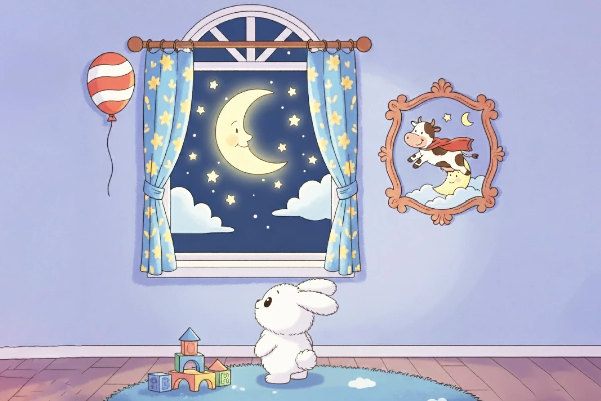 داستان کودکانه شب بخیر ماه