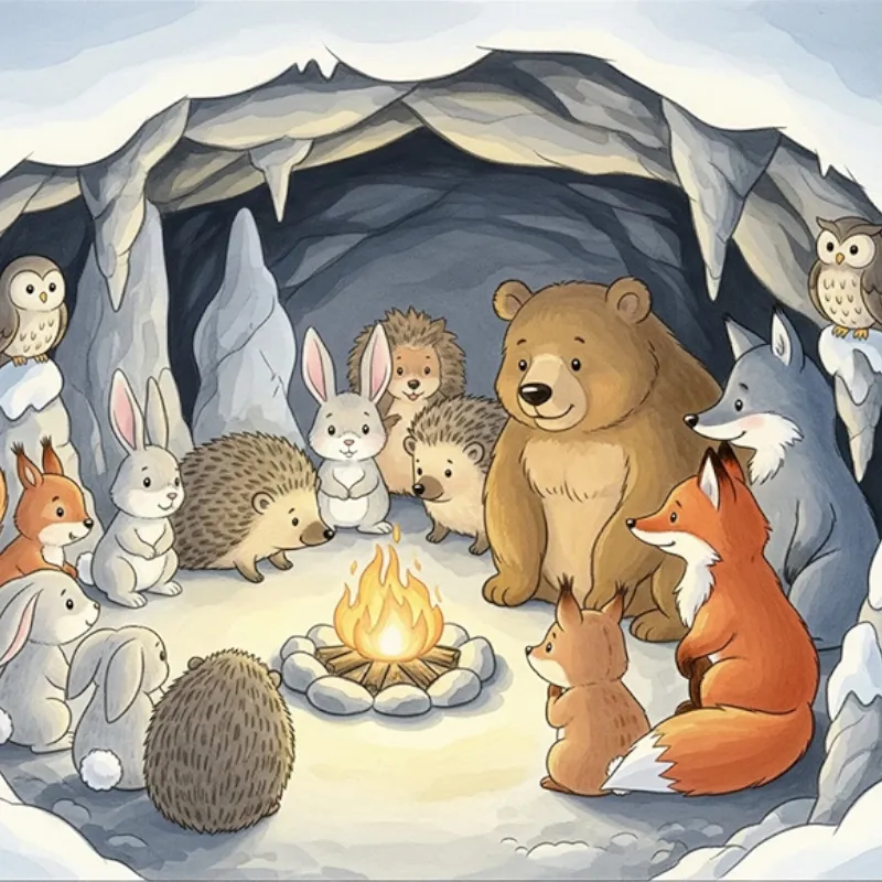 همه ی حیوونا میخوان کمک کنن