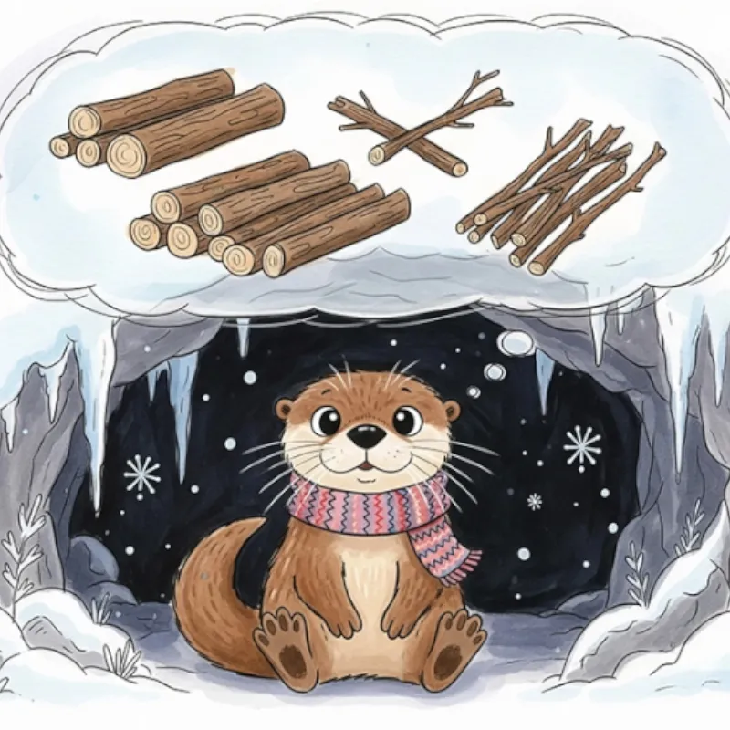 سمور آبی فکر میکنه چوب بد نیست