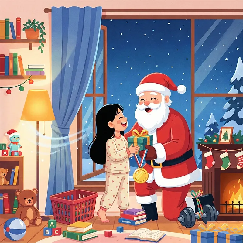 بابانوئل از مایا تشکر میکنه