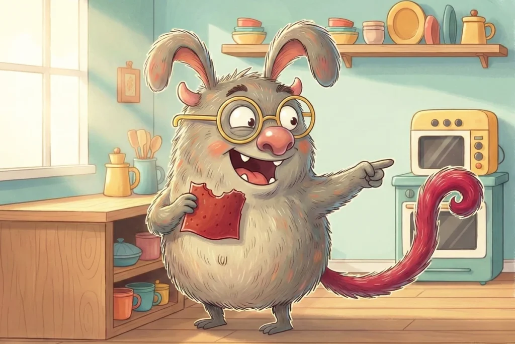 قصه کودکانه هیولای شکمو در سرزمین رنگینکمان