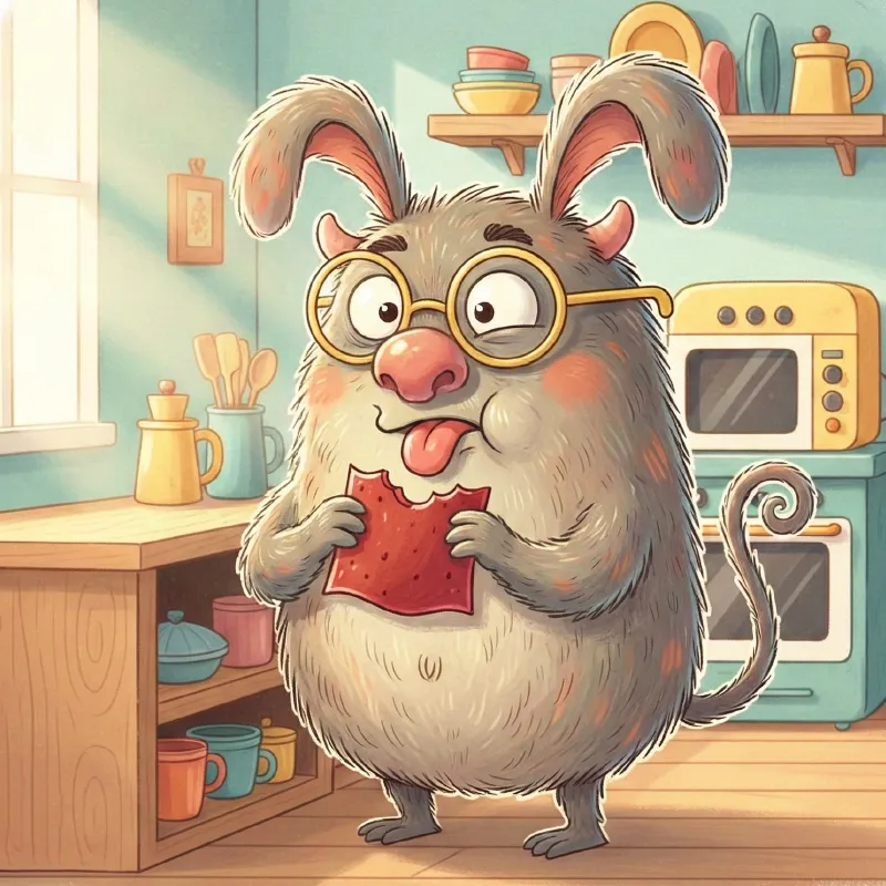 هیولا داره لواشک میخوره