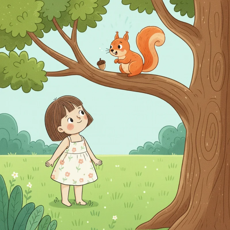 سارا با سنجاب صحبت میکنه