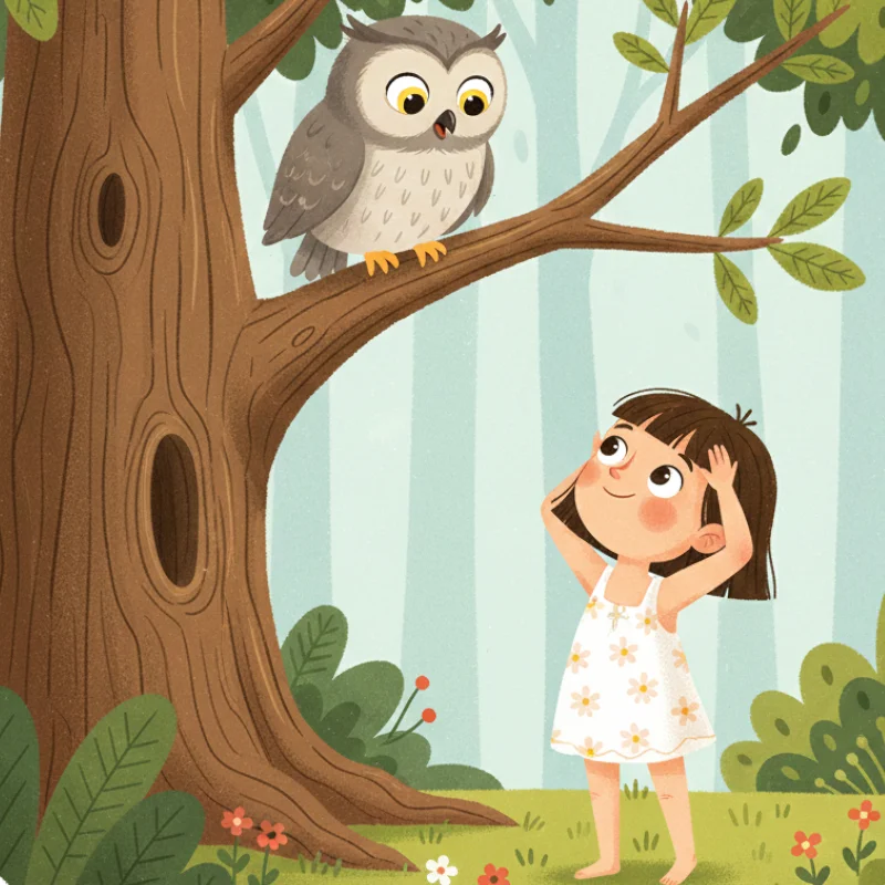 سارا با جغد صحبت میکنه