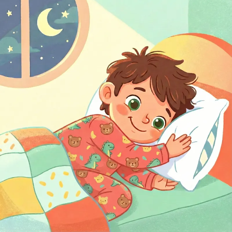 لوکاس بالشتش رو نوازش میکنه