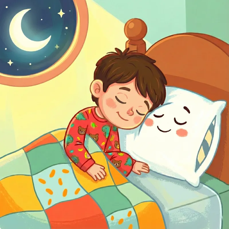 لوکاس با آرامش و با دوستان جدیدش خوابیده