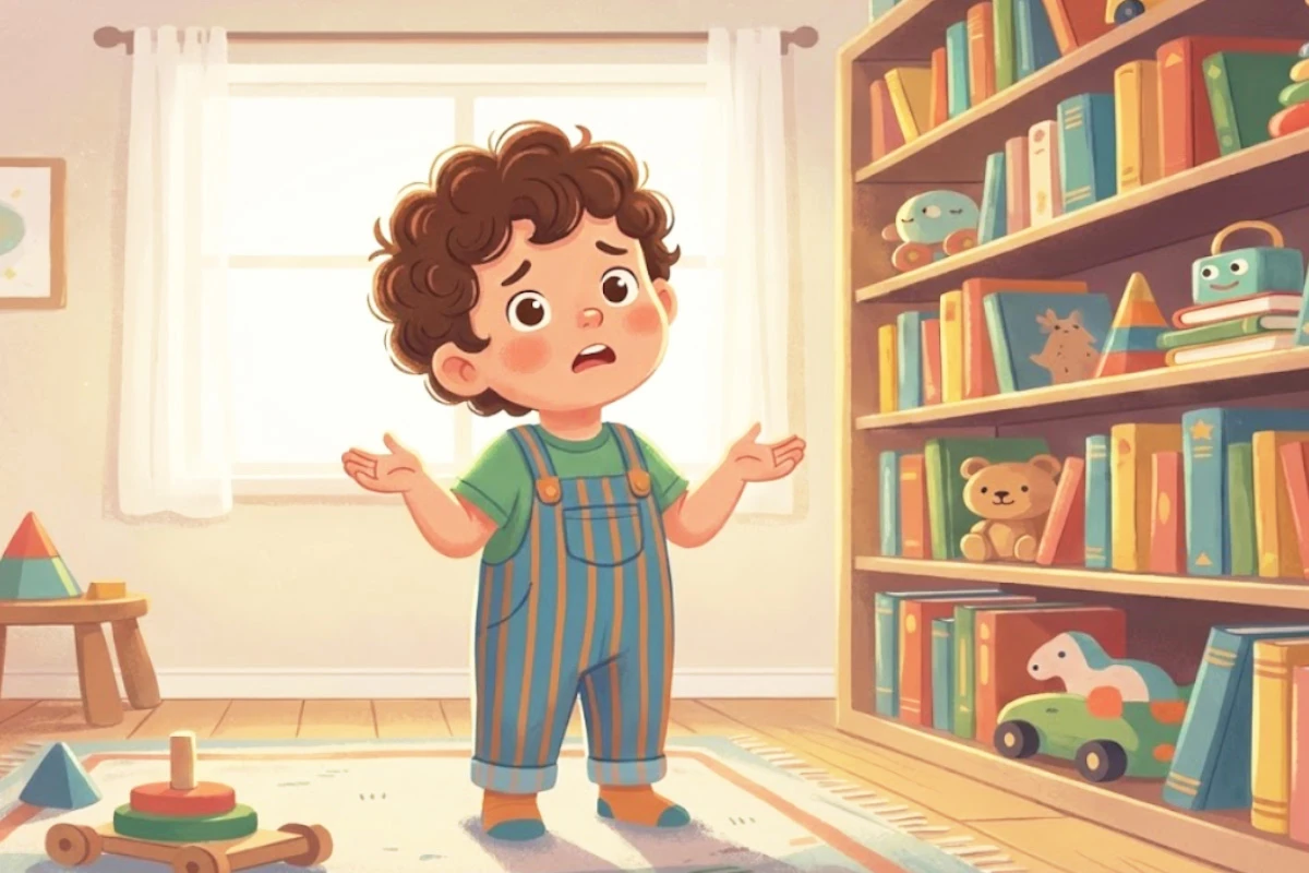 داستان کودکانه جستوجوی مداد شمعی آبی