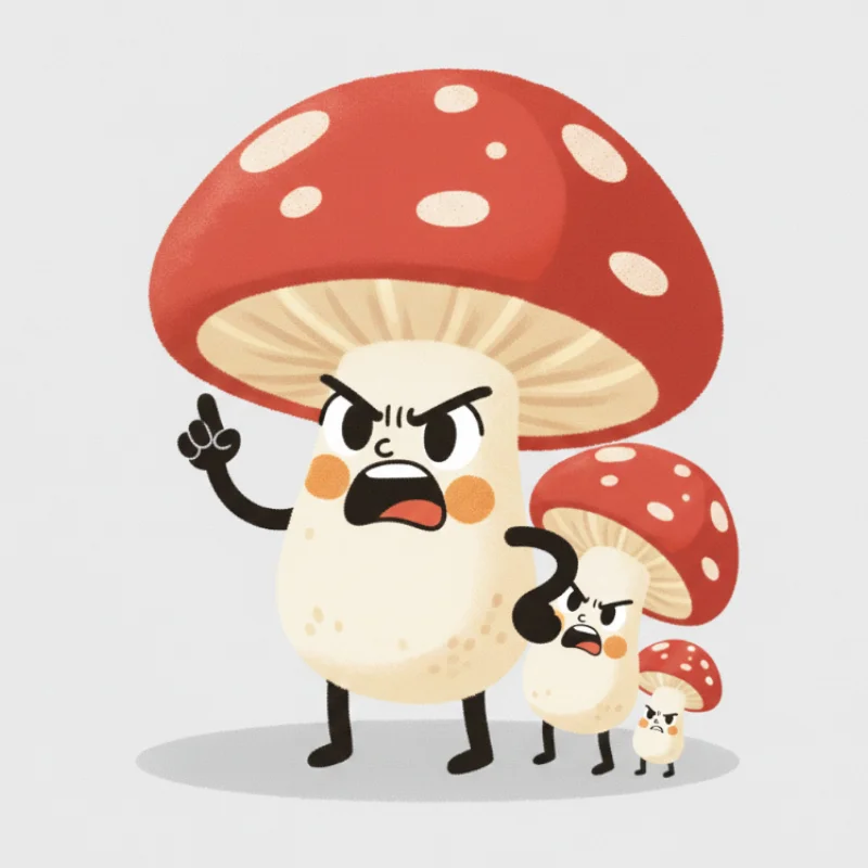 قارچ با هندوانه دعوا میکنه