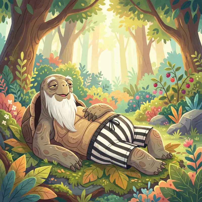 یودا در سکوت و آرامش دراز کشیده