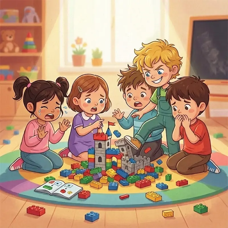 خراب کردن قلعه ساخته شده