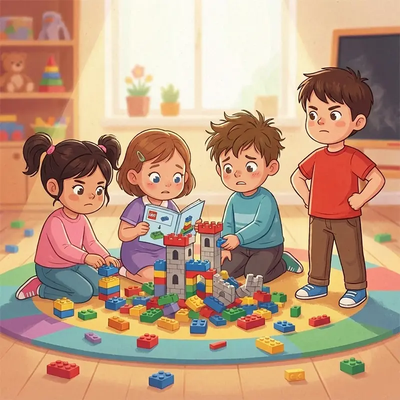 شروع نگهبانی و کار تیمی برای ساخت قلعه