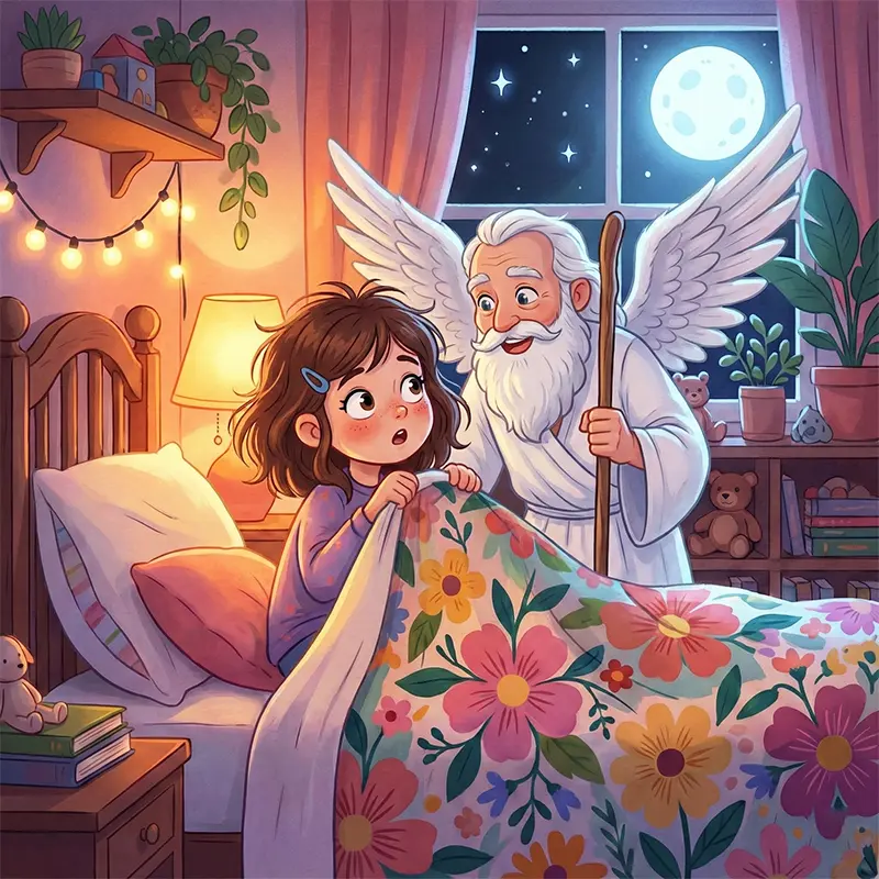 هانا فرشته نگهبان شب رو میبینه