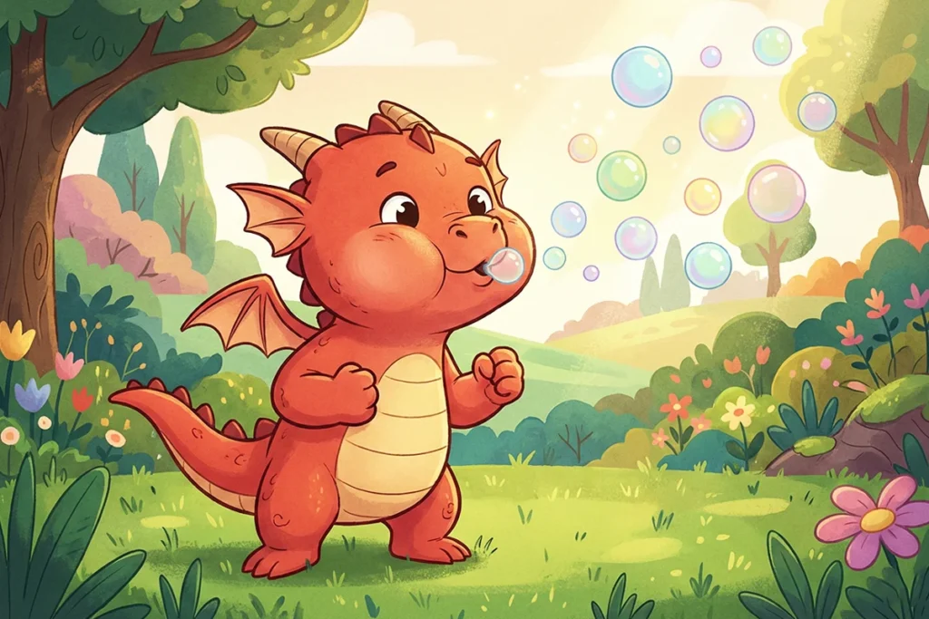 قصه کودکانه آتشی و حبابهای جادویی