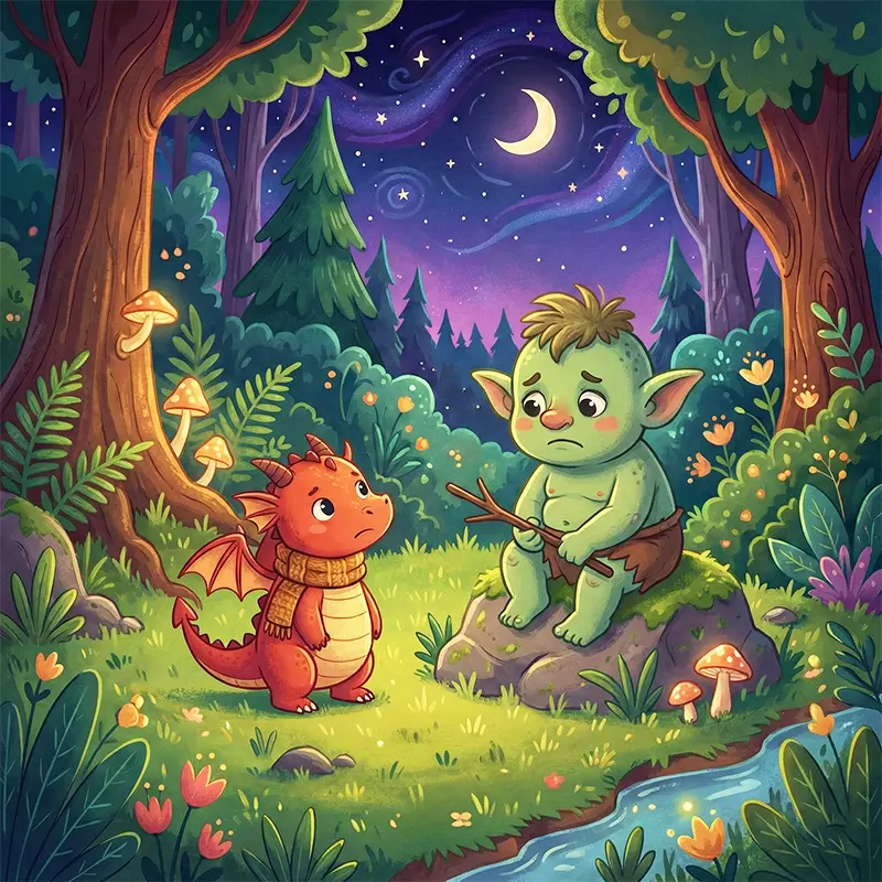 بچه اژدها بچه دیو ناراحت رو دید