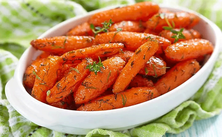 هویج نمکی سرخ شده