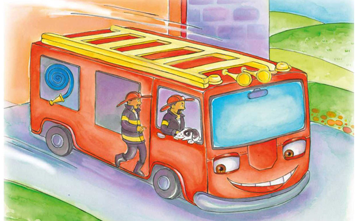 قصه کودکانه بیلی، ماشین آتش نشانی