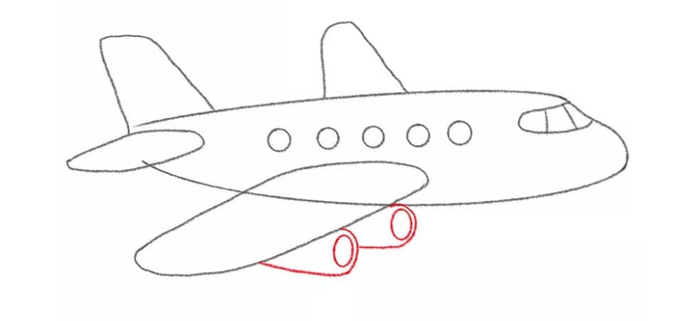 airplane-drawing-8