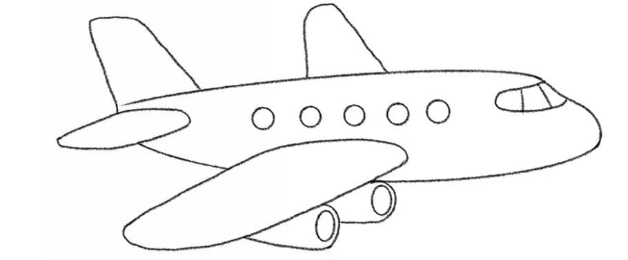 airplane-drawing-9