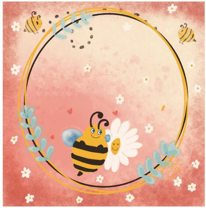 داستان کودکانه کوتاه تصویری زنبور و گل رز