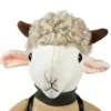 عروسک آقا گوسفنده با لباس قهوه‌ای - 30 سانتی‌متر