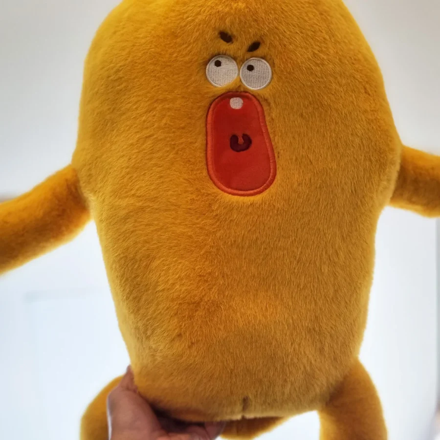 عروسک هویج عصبانی دست و پا دار
